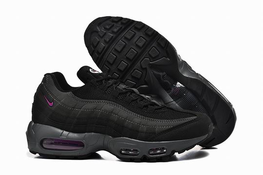 Cheap Nike Air Max 95 Grey Black Purple Men's Shoes-61 Cheap Nike Air Max 95 Grey Black Purple Men's Shoes-61